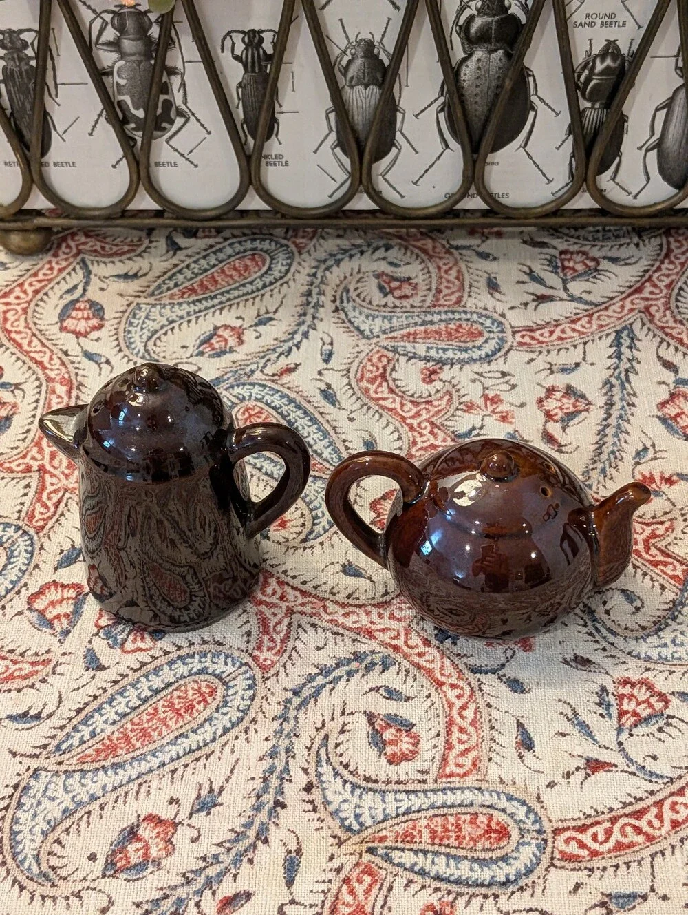 Vtg 1950-60's Coffee & Tea Pot Salt and Pepper Shakers
